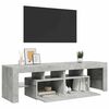 vidaXL TV Cabinet with LED Lights Concrete Grey 140x36.5x40 cm