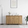 vidaXL Sideboard Artisan Oak 135 x 41 x 75 cm Engineered Wood