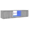 vidaXL TV Cabinet with LED Lights Grey Sonoma 140x40x36 cm