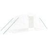 vidaXL Greenhouse with Steel Frame White 10 m&sup2; 5x2x2.3 m