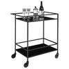 House Nordic Bar Trolley Avery 68x40x59 cm Black