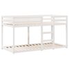 vidaXL Bunk Bed without Mattress White 90x200 cm Solid Wood Pine