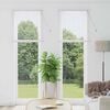 vidaXL Window Blind with Curtains Manual White Aluminium