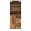 vidaXL Highboard Old Wood 69.5 x 34 x 180 cm Engineered Wood