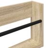 vidaXL Magazine Rack Sonoma Oak 100 x 12 x 30 cm Engineered Wood