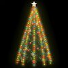 vidaXL Christmas Tree Net Lights with 250 LEDs Colourful 250 cm