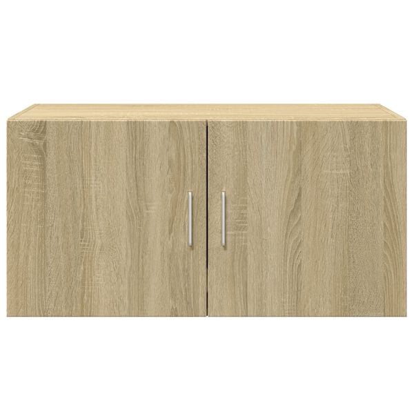 vidaXL Wall Cabinet Sonoma Oak 80x42.5x40 cm Engineered Wood