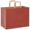 vidaXL Paper Bags 50 pcs with Handles Red 32x17x25 cm