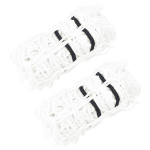 vidaXL Hay Nets 2 pcs Round White 75x50 cm PP