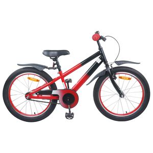 vidaXL Kids Bike 20'' for 6-11 Years Old Red Black