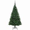 vidaXL Artificial Christmas Tree with 300 LEDs with Stand Green 180 cm