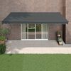 vidaXL Retractable Awning Anthracite 5x3 m Fabric and Aluminium