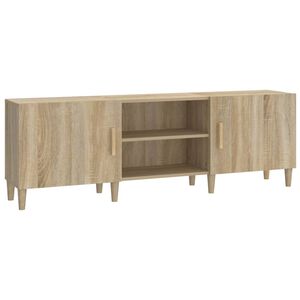 vidaXL TV Cabinet Sonoma Oak 150x30x50 cm Engineered Wood