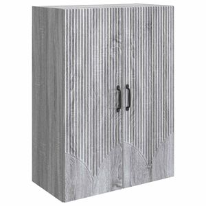 vidaXL Wall-Mounted Cabinet Grey Sonoma 66 x 34.5 x 90 cm
