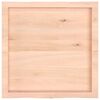 vidaXL Table Top 60x60x(2-6) cm Untreated Solid Wood Live Edge