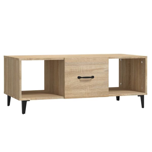 vidaXL Coffee Table Sonoma Oak 102x50x40 cm Engineered Wood