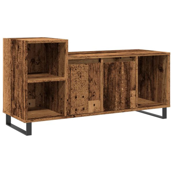 vidaXL TV Cabinet Old Wood 100x35x55 cm Engineered Wood