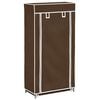 vidaXL Fabric Shoe Cabinet with Cover 58 x 28 x 106 cm Brown