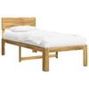 vidaXL Single Bed Frame with Headboard ROSTOCK White 75 x 190 cm
