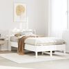 vidaXL Bed Frame without Mattress White 90x200 cm Solid Wood Pine