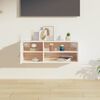 vidaXL Wall Cabinet White 80x30x30 cm Solid Wood Pine