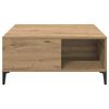 vidaXL Coffee Table Artisan Oak 80 x 80 x 36.5 cm Engineered Wood