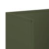 vidaXL Firewood Rack Olive Green 40x30x80 cm Cold-rolled steel