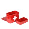 LABEL51 First Aid Box 30x14x21 cm Red