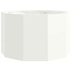 vidaXL Planter White 60 x 60 x 35 cm Steel