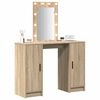 vidaXL Dressing Table Brown 102 x 33 x 135 cm Engineered Wood