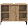 vidaXL Sink Cabinet Artisan Oak 80x33x60 cm Engineered Wood