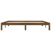 vidaXL Bed Frame without Mattress Honey Brown Solid Wood Pine 200x200cm