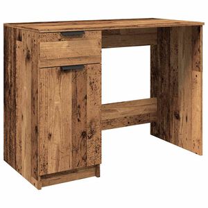 vidaXL Desk Old Wood 100x50x75 cm Engineered Wood