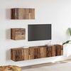 vidaXL TV Cabinet Set Wall-mounted 3 pcs Old Wood Engineered Wood