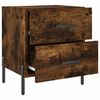 vidaXL Bedside Cabinets 2 pcs Smoked Oak 40x35x47.5 cm Engineered Wood