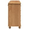 vidaXL Chest of Drawer ASKIM Brown 79 x 40 x 133.5 cm Solid Pine Wood