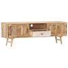 vidaXL TV Cabinet 140x30x45 cm Solid Mango Wood