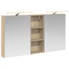 vidaXL Bathroom Cabinet Set 3 pcs 130 x 14.5 x 70 cm Engineered wood