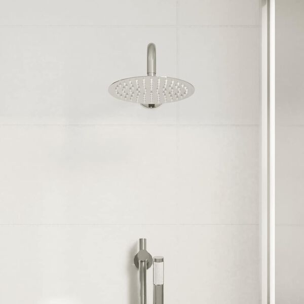 vidaXL Rain Shower Head Stainless Steel 304 20 cm Round