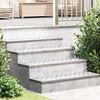 vidaXL Stair Tread Rectangular 2 pcs Silver 90 x 30 cm Aluminium
