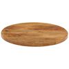 vidaXL Table Top &Oslash; 60x2.5 cm Round Solid Wood Mango