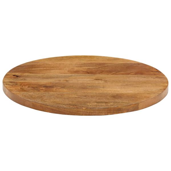 vidaXL Table Top &Oslash; 60x2.5 cm Round Solid Wood Mango