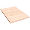 vidaXL Bathroom Countertop 40x60x2 cm Untreated Solid Wood