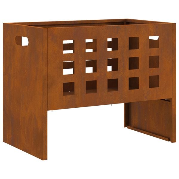 vidaXL Fire Pit Brown 50 x 30 x 40 cm Steel