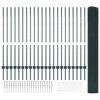 vidaXL Fence and Post Green 1.2 x 50 m Steel