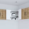 vidaXL Kitchen Cabinet with Storage Kalmar Artisan Oak 57 x 57 x 40 cm