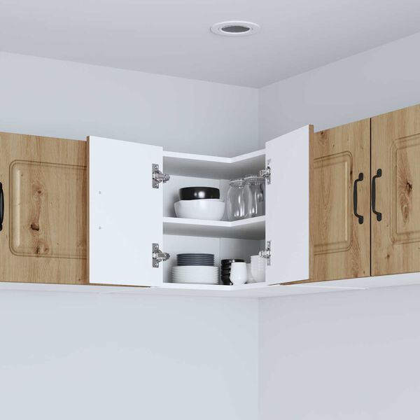 vidaXL Kitchen Cabinet with Storage Kalmar Artisan Oak 57 x 57 x 40 cm