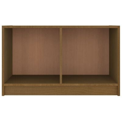 vidaXL TV Cabinet Honey Brown 70x33x42 cm Solid Pinewood