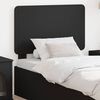 vidaXL Headboard Black Oak 75 cm Engineered wood