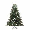 vidaXL Artificial Christmas Tree with 300 LEDs with Stand Green 210 cm